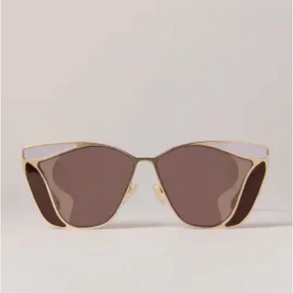 CHLOE Gemma CH0049S cat eye gold brown sunglasses - Picture 4 of 5